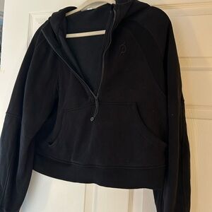 Lululemon Athletica x pelaton Black Half-Zip scuba